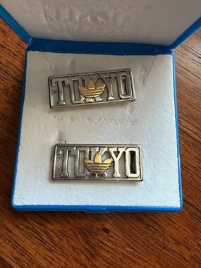 Adidas Silver & Gold Tokyo Shoe Jewellery